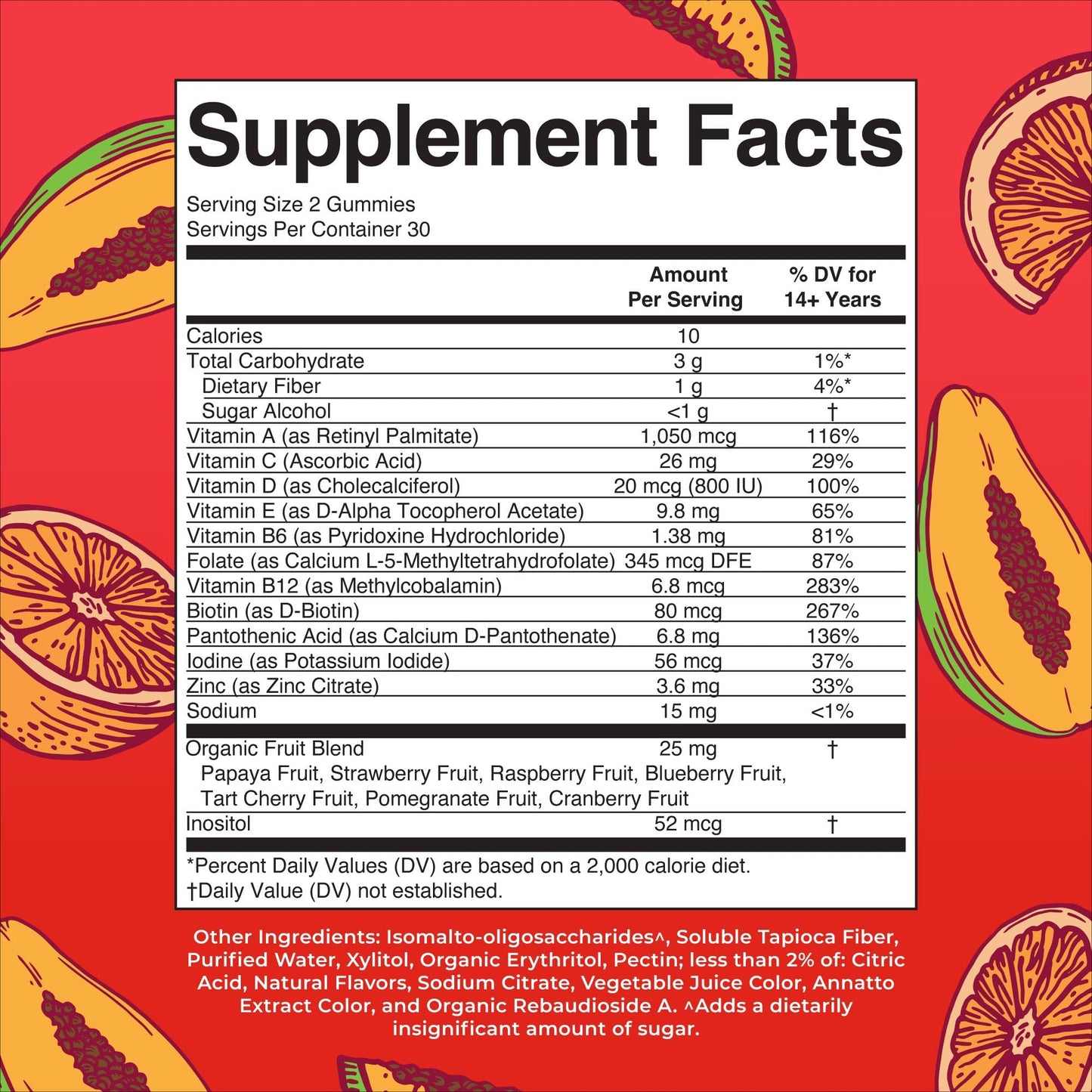 MaryRuth's Multivitamin Gummies for Men | Vitamin A, C, D, E, B6, B12, Biotin, Zinc | Energy Metabolism | Immunity | Bone Health | Cellular Health | Vegan | Non-GMO | Gluten & Sugar Free | 60 Count