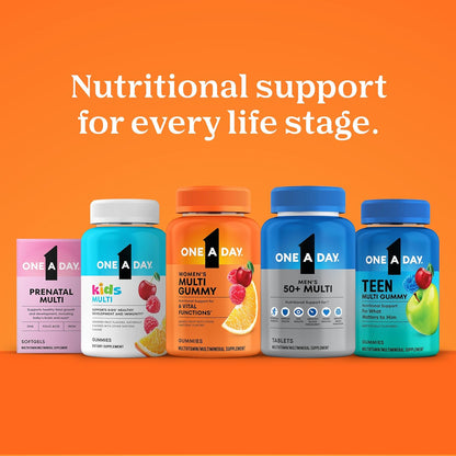 One A Day Multivitamin for Women- Daily Vitamins for Woman with Biotin, Calcium, Folic Acid, Iron & Zinc, Complete Women’s Vitamins, 200 Ct
