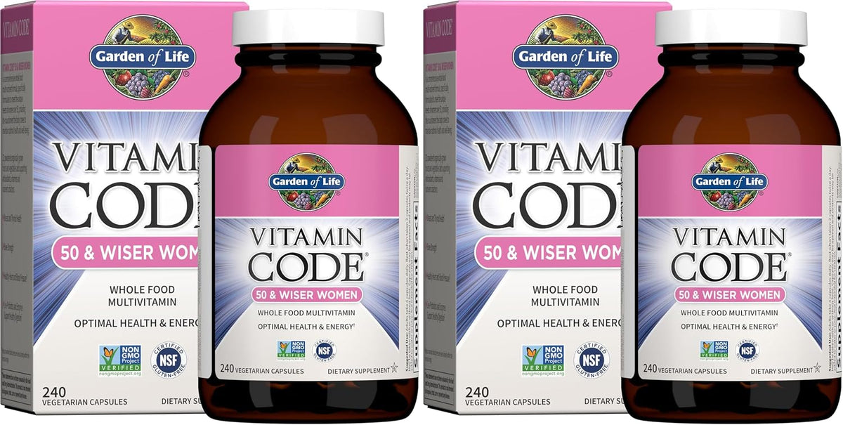Garden Of Life, Vitamin Code 50 Wiser Womens Multi 120 Organic, 120 Count