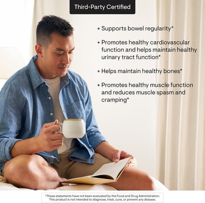 THORNE - Magnesium Citrate - Supports Healthy Muscle & Urinary Tract Function, Heart Health, Bone Health & Occasional Constipation Relief* - Citrus Berry Powder - Third-Party Certified - 60 Servings
