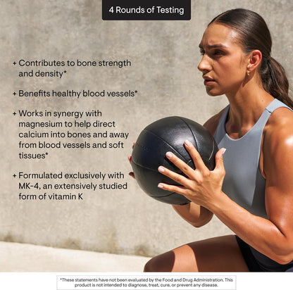 THORNE - Vitamin K2 - Concentrated Vitamin K2 (as MK-4) Liquid Supplement - Supports Bone, Heart & and Blood Vessel Health* - Third-Party Certified - Gluten, Dairy & Soy-Free - 1 Fl Oz