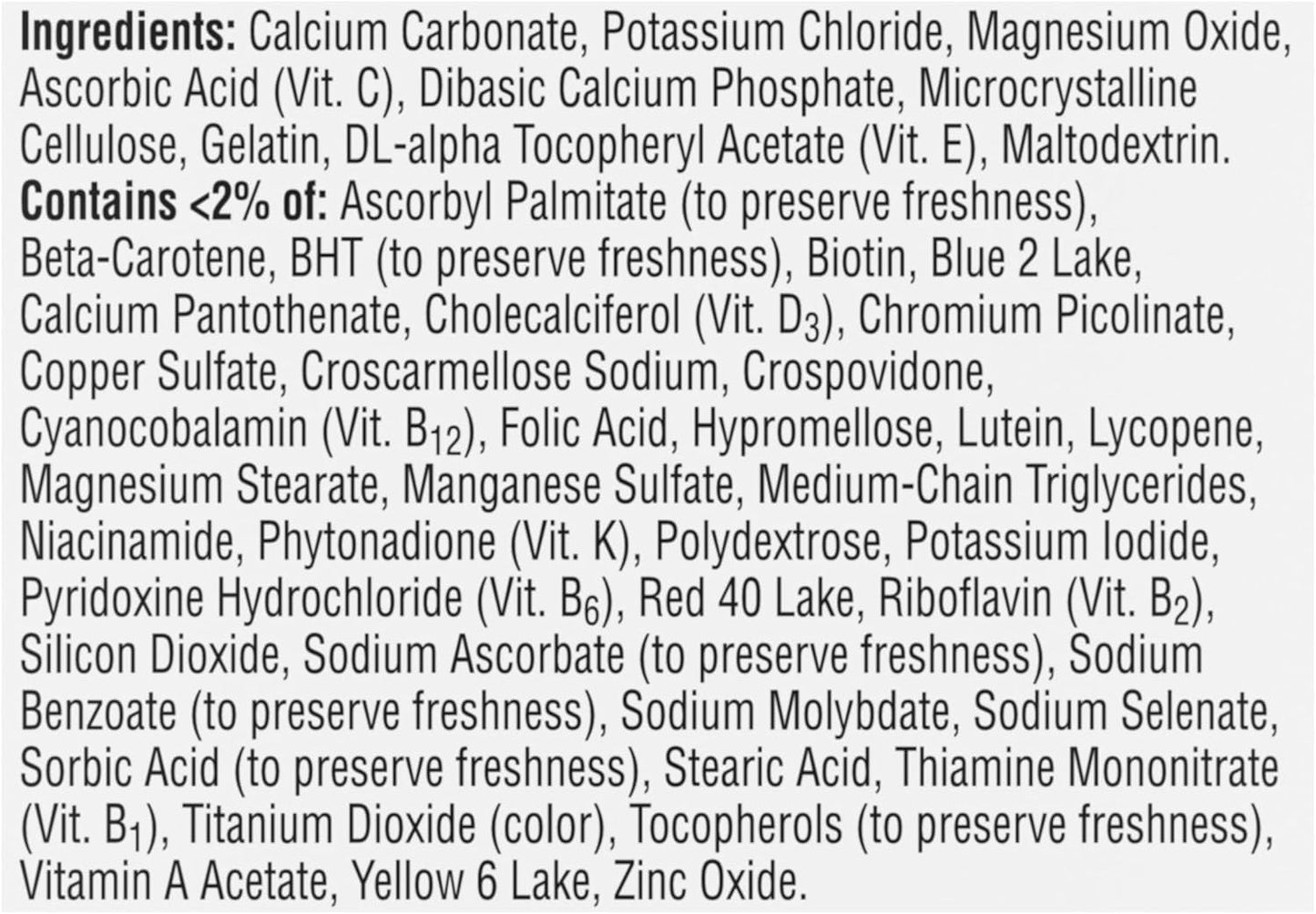 Centrum Silver Multivitamin for Men 50 Plus, Multimineral Supplement, Vitamin D3, B-Vitamins and Zinc, Gluten Free, Non-GMO Ingredients, Supports Memory and Cognition in Older Adults - 100 Ct
