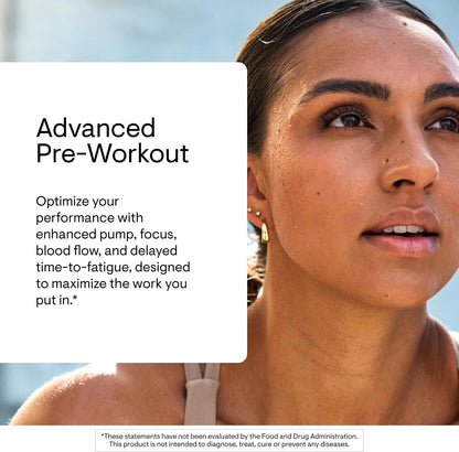 THORNE - Advanced Pre-Workout - Pre-Workout Powder Supplement with Amino Acids, Naturally Derived Caffeine, Alpha GPC & Beta-Alanine - Rainbow Sherbet - NSF Certified for Sport - 20 Servings