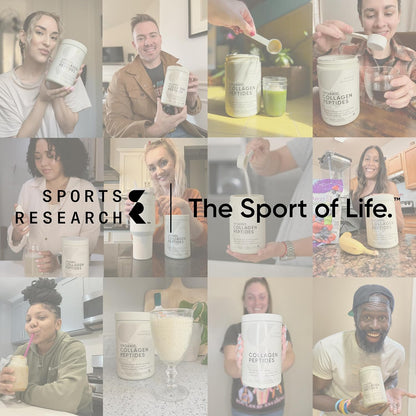 Sports Research® Collagen Peptides Protein Powder 16oz (Unflavored) | 11g Grass-Fed Collagen per Scoop · Hair, Skin & Joint Support · Easy to Mix in Coffee & Shakes - 41 Servings