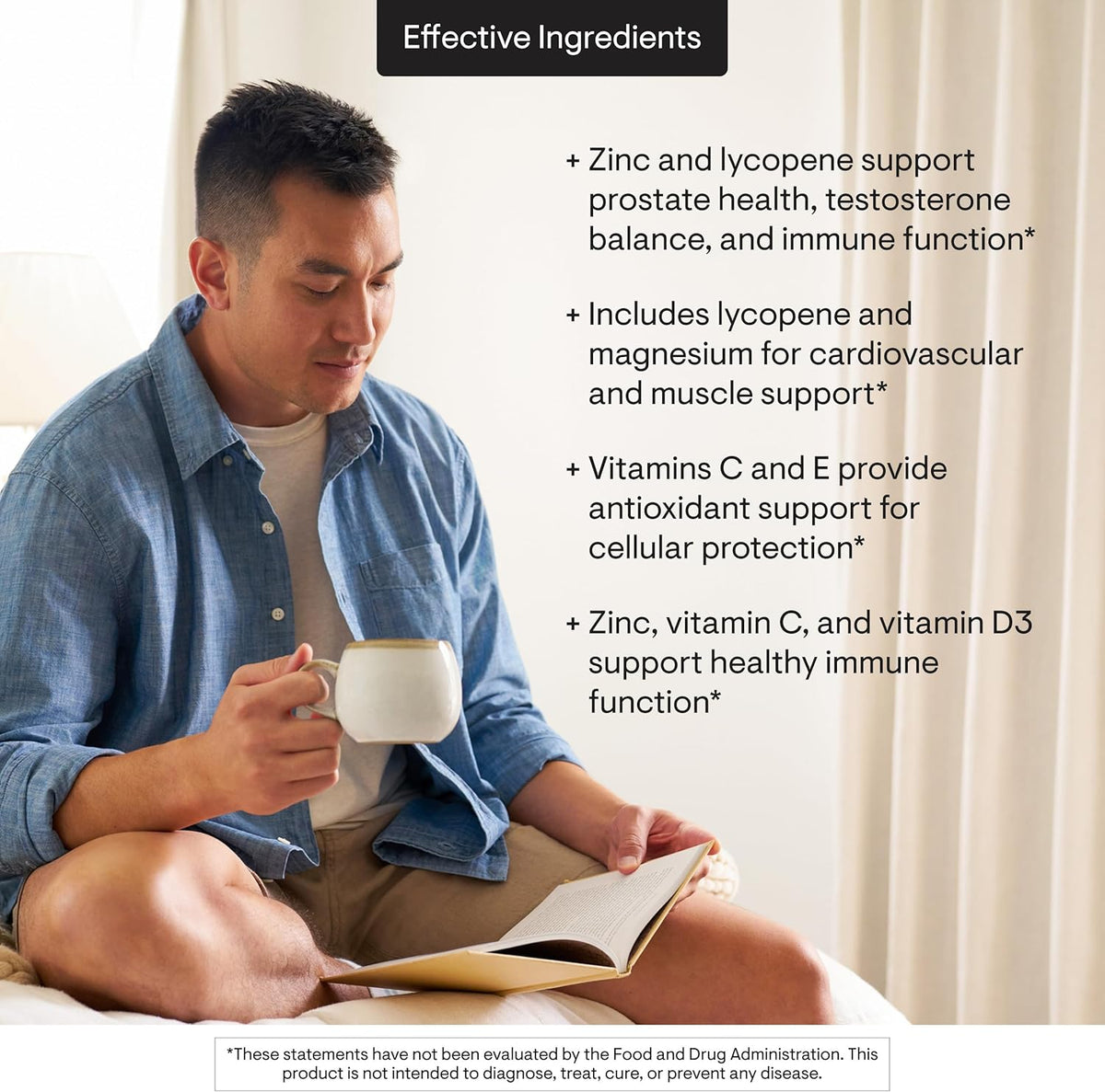 THORNE - Men's Multi 50+ - Comprehensive Daily Multi with Vitamins A, B6, B12, C, D, E, Zinc & More - Support Heart, Brain, Prostate, Muscle & Immune Health* - Third-Party Certified - 180 Capsules