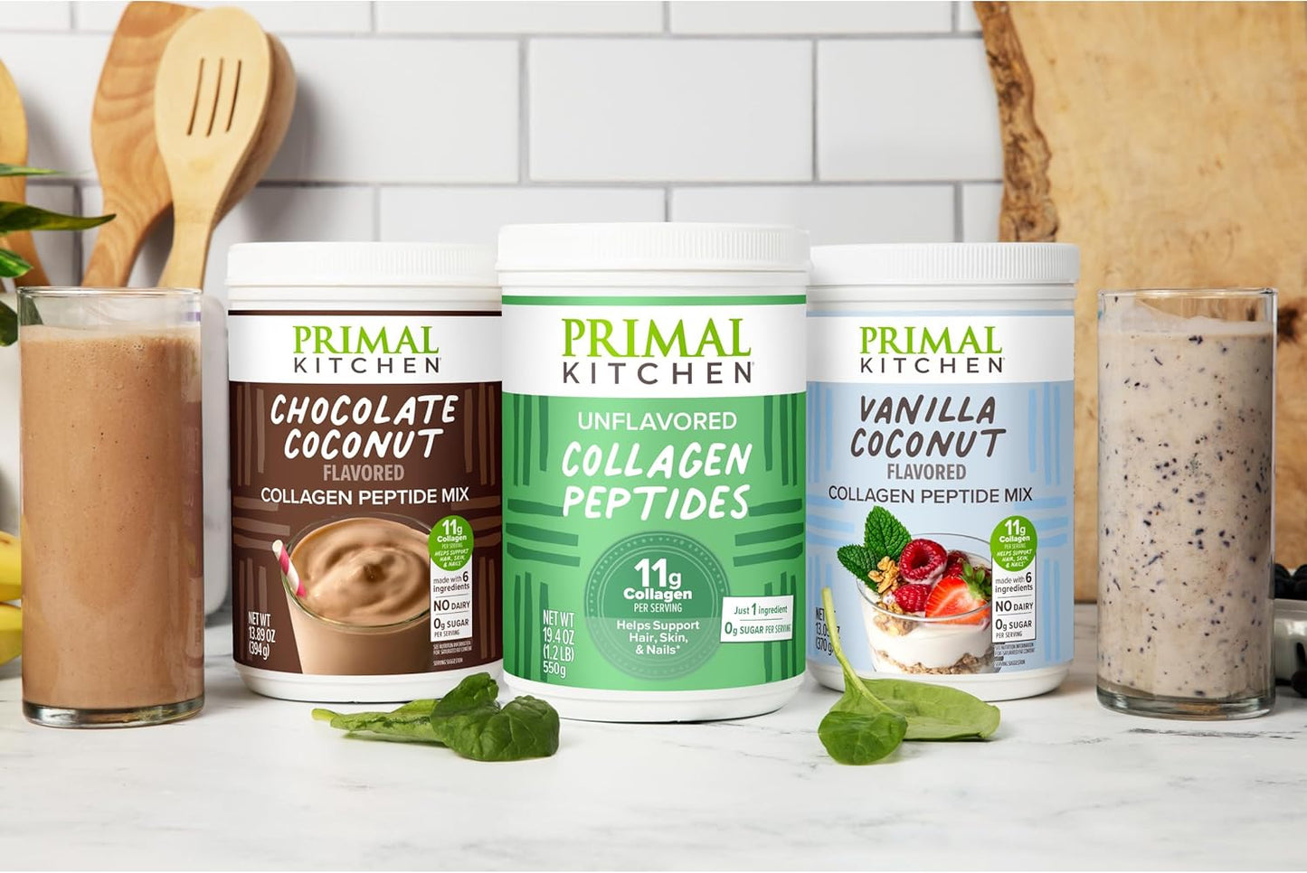 Primal Kitchen Collagen Peptides, Unflavored Collagen Powder, 1.2 Pounds