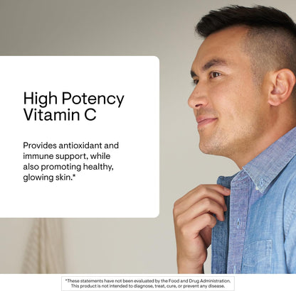 THORNE - High Potency Vitamin C - Ascorbic Acid with Calcium, Magnesium & Potassium - Healthy Immune Function & Antioxidant Support* - Third-Party Certified - Gluten, Dairy & Soy-Free - 42 Servings