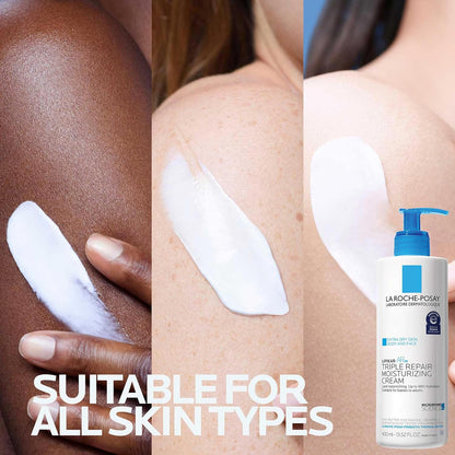 La Roche-Posay Lipikar AP+MAX Triple Repair Moisturizing Body Cream | Face & Body Lotion for Dry Skin with Shea Butter & Niacinamide | Gentle Moisturizer for Very Dry, Rough & Sensitive Skin