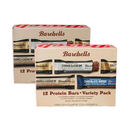 Barebells Protein Bars, Cookies & Cream/Cookies & Caramel/Birthday Cake/ Variety Pack