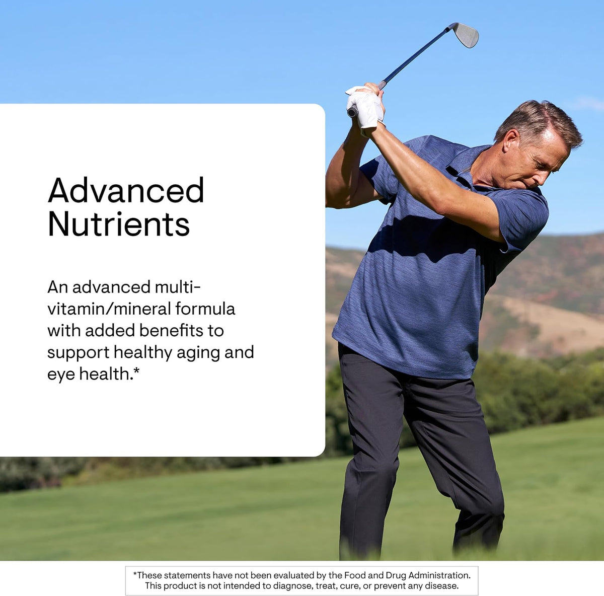 THORNE - Advanced Nutrients - Daily Multivitamin with Antioxidants, Resveratrol & Bilberry - Supports Healthy Aging & Eye Health* - Third-Party Certified - Gluten, Dairy & Soy-Free - 120 Capsules