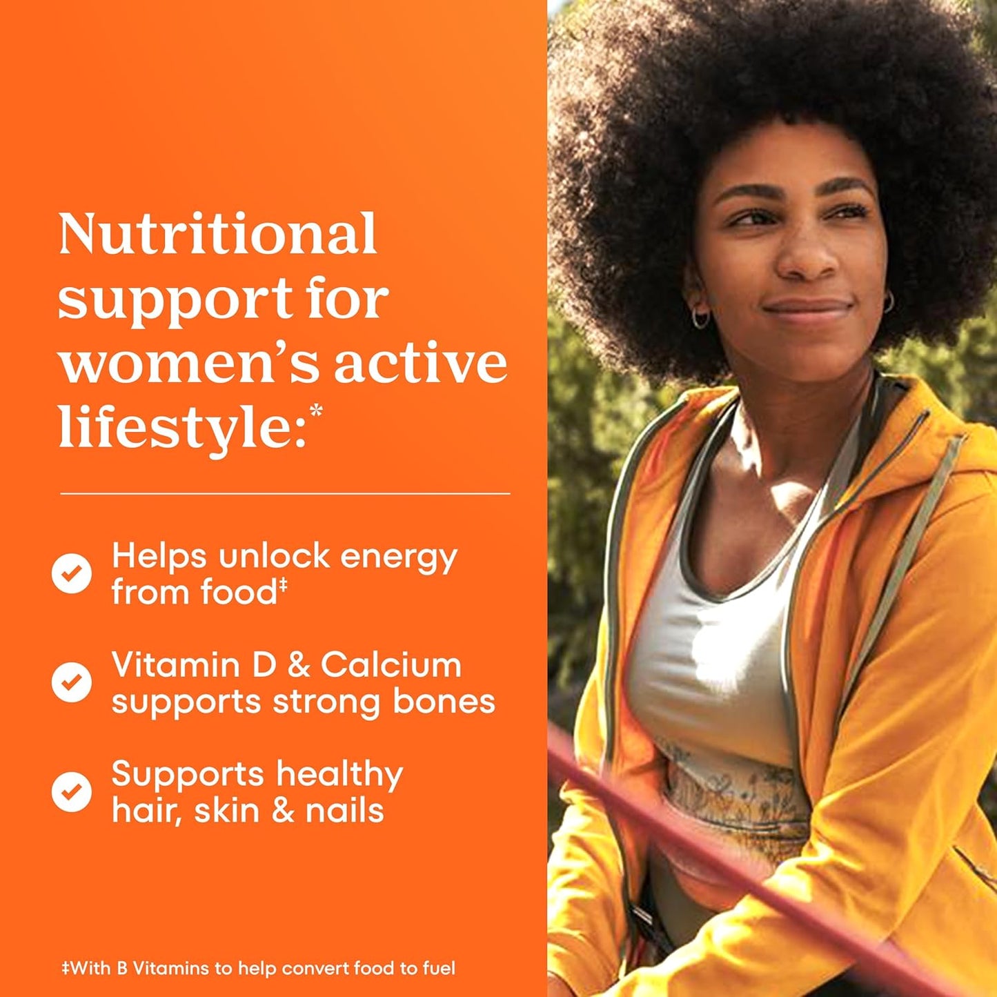 One A Day Multivitamin for Women- Daily Vitamins for Woman with Biotin, Calcium, Folic Acid, Iron & Zinc, Complete Women’s Vitamins, 200 Ct