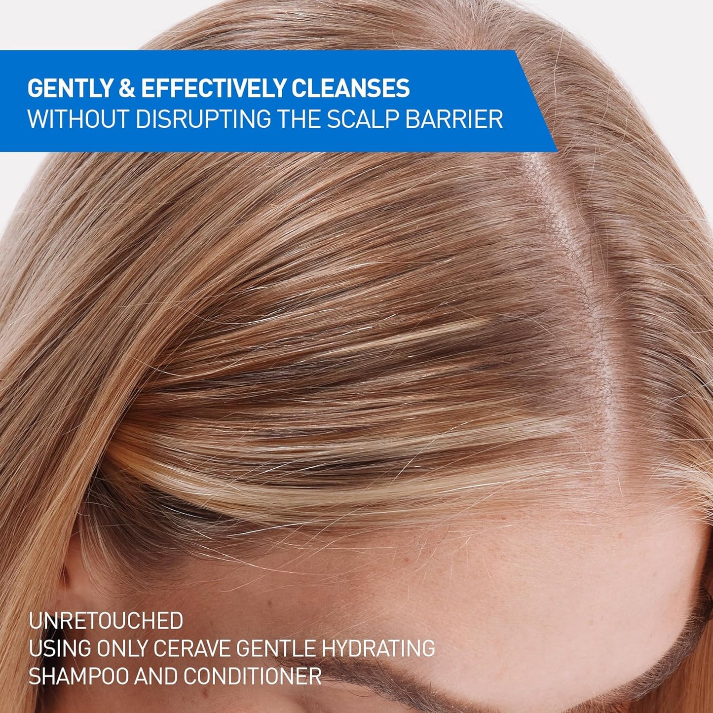 CeraVe Gentle Hydrating Shampoo, With Ceramides, Niacinamide & Hyaluronic Acid For Soft, Healthy Looking Hair & Scalp, Sulfate Free & Color Safe Shampoo, For All Hair Types, 12/19 Oz