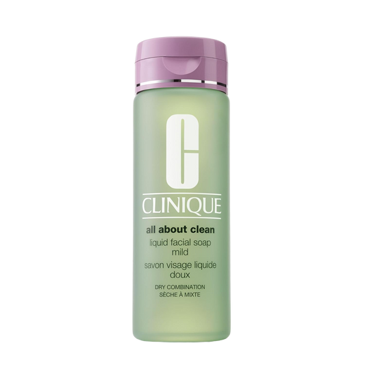 Clinique 3-Step All About Clean Liquid Gentle Facial Cleanser Soap For Dry Combination Skin | Type 2