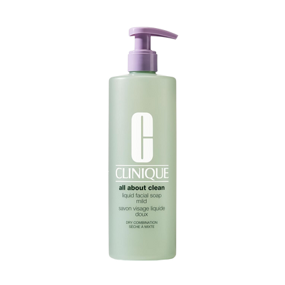 Clinique 3-Step All About Clean Liquid Gentle Facial Cleanser Soap For Dry Combination Skin | Type 2