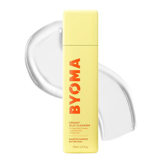 BYOMA Creamy Jelly Cleanser - Hydrating Facial Cleanser for Skin Barrier Repair -Tri-Ceramide Face Wash for Sensitive Skin & All Skin Types - Gently Removes Makeup & Excess Oil - 5.91 fl oz