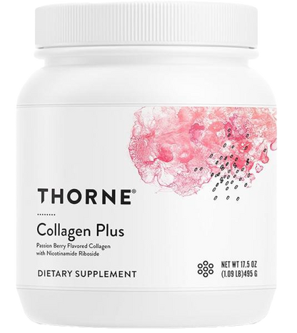 THORNE - Collagen Plus - Grass-Fed Collagen Peptides with Nicotinamide Riboside, Polyphenols & Ceramides - Supports Healthy Skin, Hair & Nails* - NAD Supplement - Third-Party Certified - 30 Servings