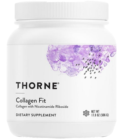 THORNE - Collagen Fit - Grass-Fed Collagen Peptides with Nicotinamide Riboside - Supports Joints, Muscles, Bones & Skin* - NAD Supplement - NSF Certified for Sport - Gluten & Dairy-Free - 30 Servings