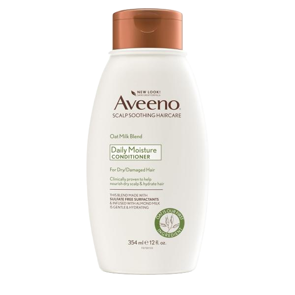 Aveeno Oat Milk Blend Moisturizing Conditioner, Ultra-Hydrating, for Dry, Damaged Hair, 12 fl oz
