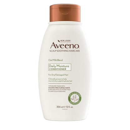 Aveeno Oat Milk Blend Moisturizing Conditioner, Ultra-Hydrating, for Dry, Damaged Hair, 12 fl oz