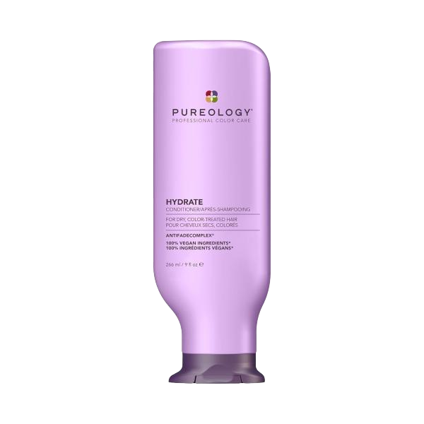 Pureology Hydrate Conditioner - For Dry or Color Treated Hair, Nourishing Conditioner to Restore Moisture and Seal in Hydration, Vegan