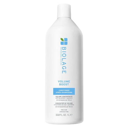 Biolage Volume Boost Conditioner - Weightless Moisture, Shine & Volume, Detangles Fine Hair, Soy Protein & Polymers, Vegan & Paraben-Free