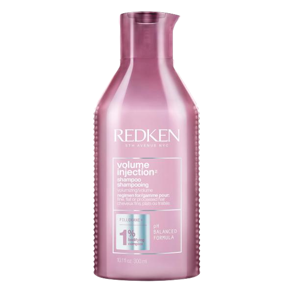 Redken Volume Injection Shampoo For Fine Hair - Adds Lift & Body, Volumizing & Detangling Without Weighing Down, Paraben Free