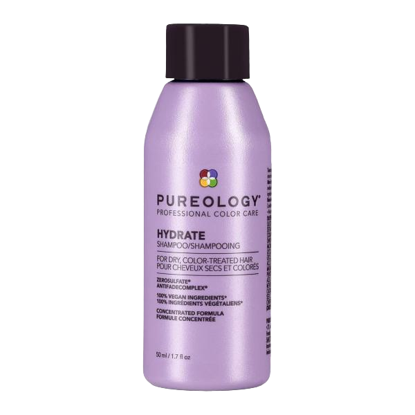Pureology Hydrate Shampoo - For Dry or Color Treated Hair, Moisturizing Shampoo For Hydration & Softness, With Rose Extract & Green Tea, Vegan & Sulfate-Free