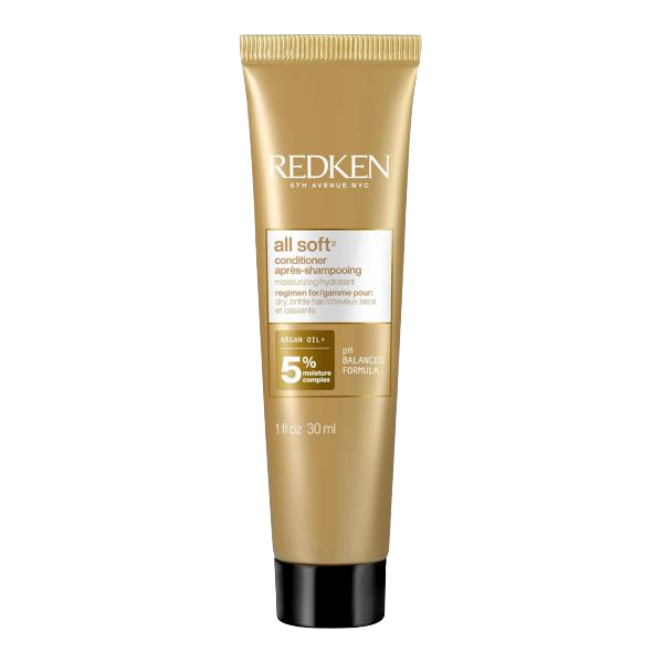 Redken All Soft Conditioner - Moisturizes & Hydrates Dry, Brittle Hair, Softens, Smooths & Adds Hair Shine, Conditioner & Detangler
