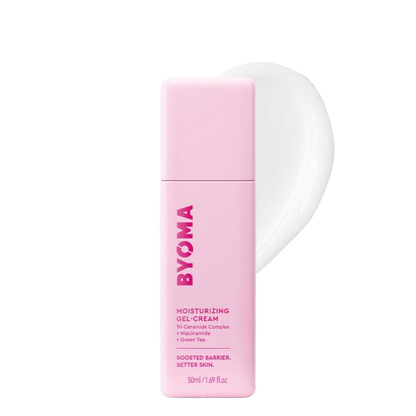 BYOMA Moisturizing Gel Cream - Barrier Repair Cream/Gel Face Lotion with Niacinamide and Green Tea - Ceramide Face Moisturizer for Dry Skin - Alcohol Free, Oil Free Face Moisturizer - 1.69 fl. oz