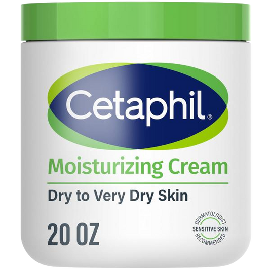 Cetaphil Face & Body Moisturizer, Hydrating Moisturizing Cream for Dry to Very Dry, Sensitive Skin, 16/20 oz, Fragrance Free, Non-Comedogenic, Non-Greasy