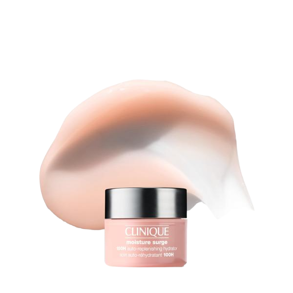 Clinique Moisture Surge 100H Auto-Replenishing Hydrator Oil Free Face Moisturizer | With Hyaluronic Acid, Aloe Bioferment and Vitamins C + E | For All Skin Types | Hydrating + Moisturizing
