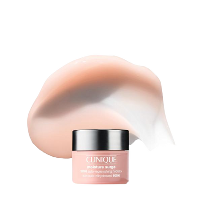 Clinique Moisture Surge 100H Auto-Replenishing Hydrator Oil Free Face Moisturizer | With Hyaluronic Acid, Aloe Bioferment and Vitamins C + E | For All Skin Types | Hydrating + Moisturizing